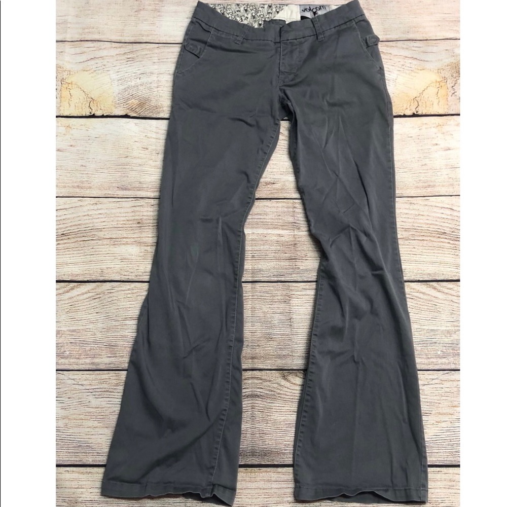 Volcom Khaki Gray Pants size 1